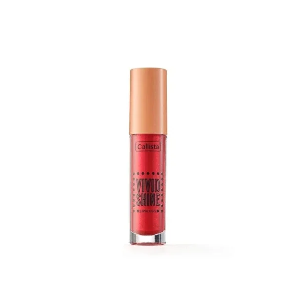 Callista Vivid Shine Lipgloss Moisturizing Lip Gloss 101 Drop Everything Red Red 1 pcs