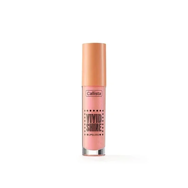 Callista Vivid Shine Lipgloss Moisturizing Lip Gloss 105 Sugar Baby Pink 1 pcs