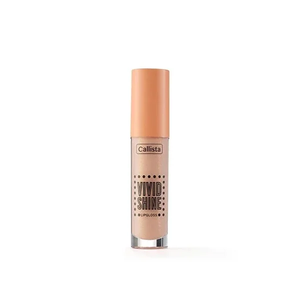 Callista Vivid Shine Lipgloss Moisturizing Lip Gloss 106 Vanilla Goddess Nude 1 pcs