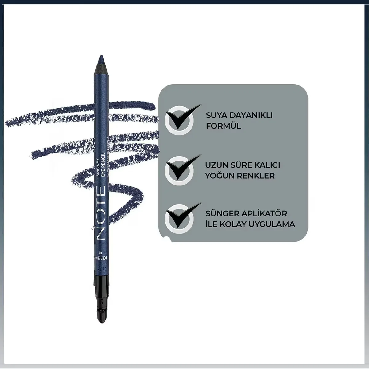 Note Wasserfester Dual-Tip Eyeliner Stift