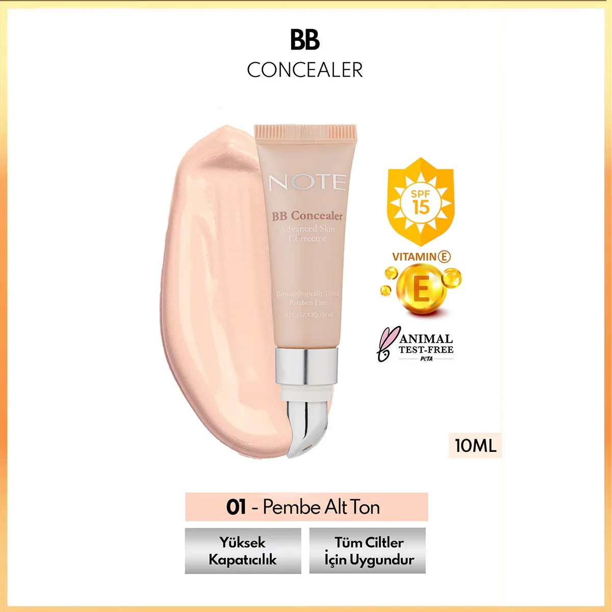 Note Bb Concealer Advanced Skin Corrector 01