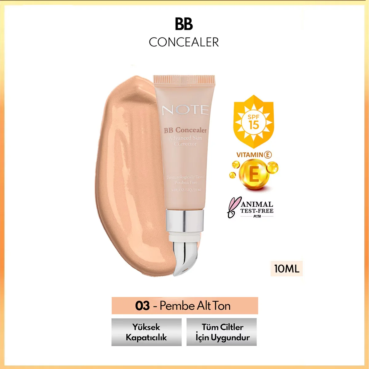 Note Bb Concealer Advanced Skin Corrector 03