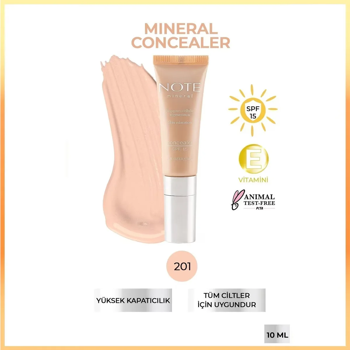 Note Mineral Concealer 201