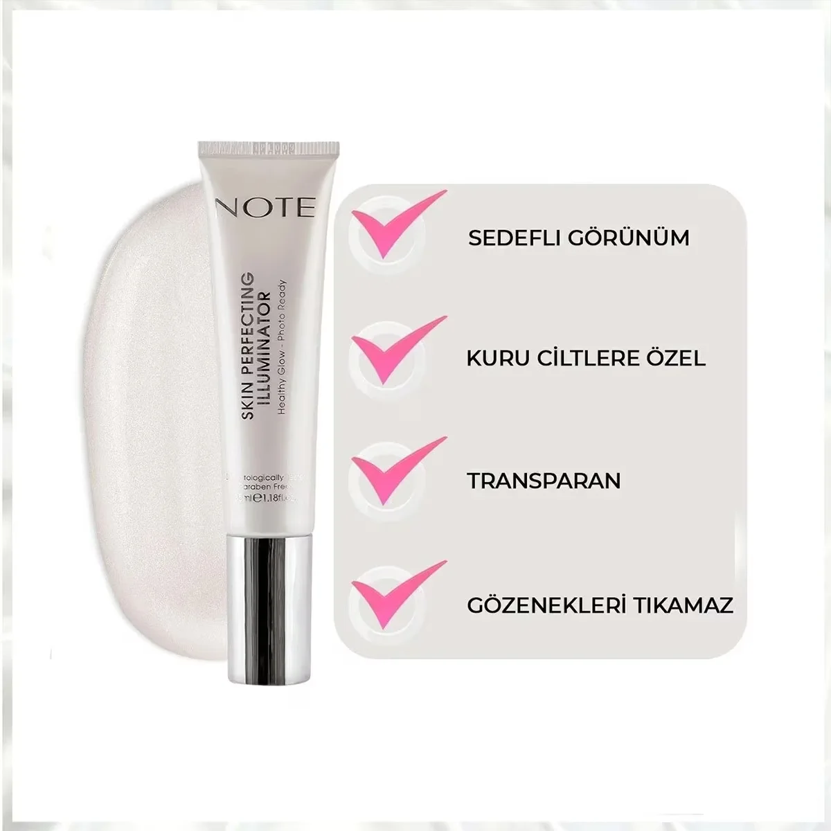 Note Make-up Base Skin Perfecting Illuminator Illuminator 35 ml