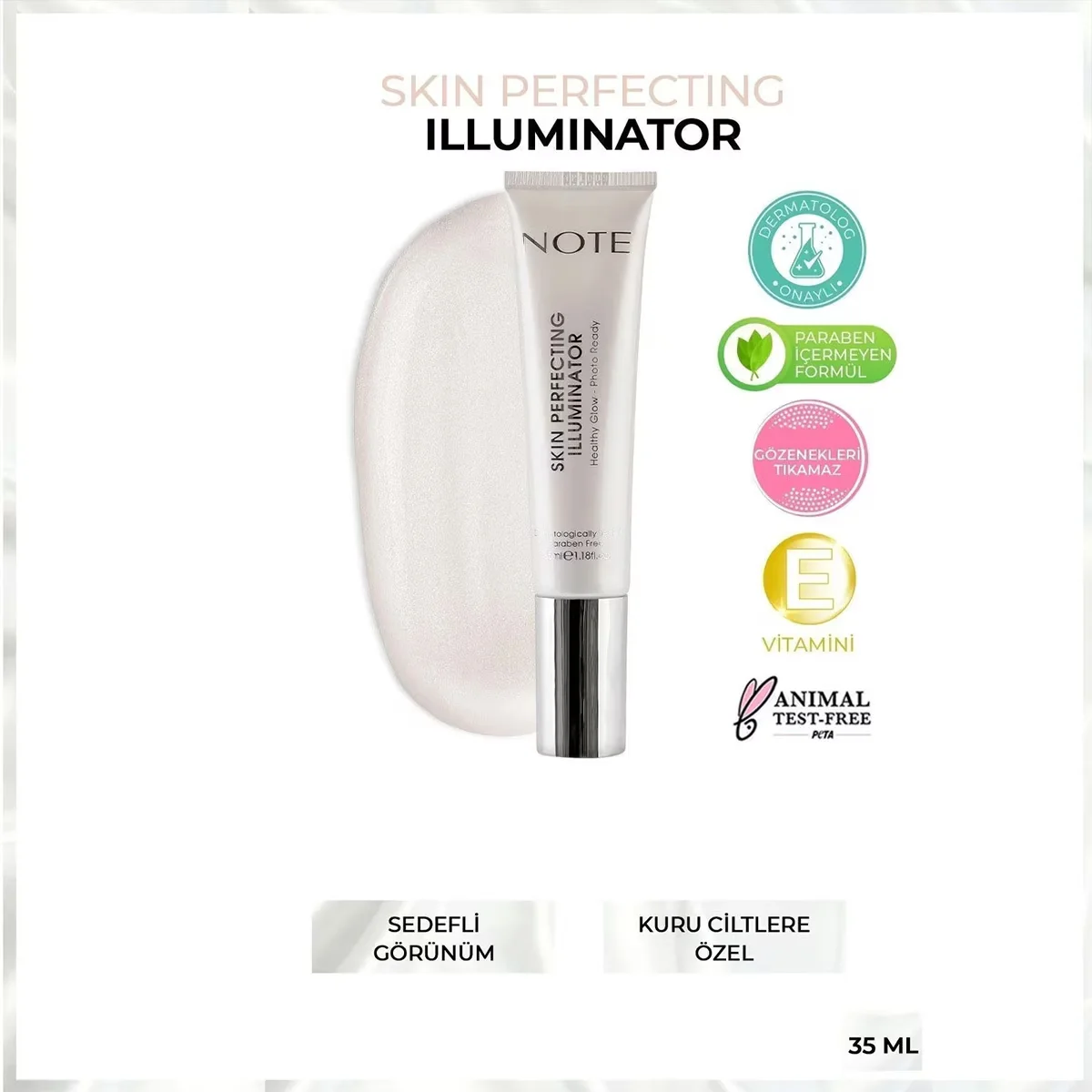 Note Make-up Base Skin Perfecting Illuminator Illuminator 35 ml