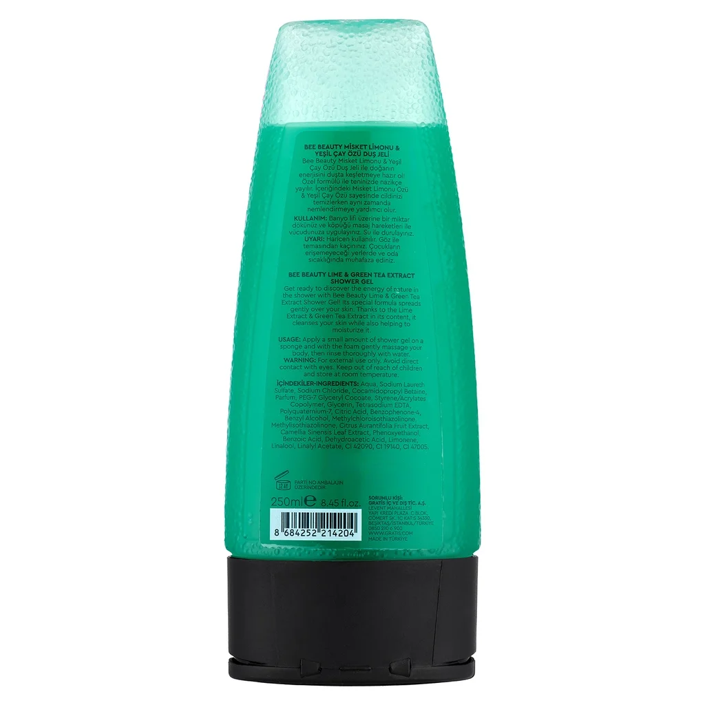 Bee Beauty Green Tea And Lime Shower Gel 250 ml