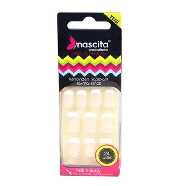 Nascita Self Adhesive False Nails 24 pcs