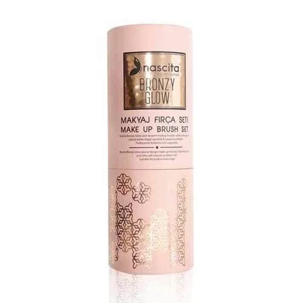 Набор профессиональных кистей Nascita Bronzy Glow - в коробке
