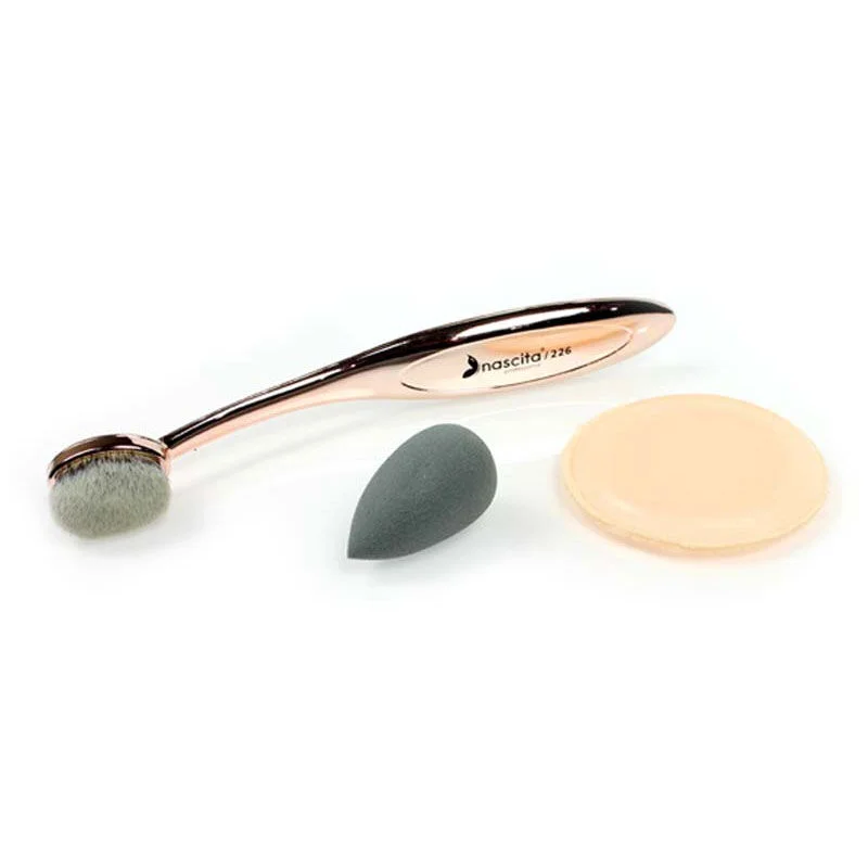 Nascita Bronzy Glow Foundation And Contour Set Of 3