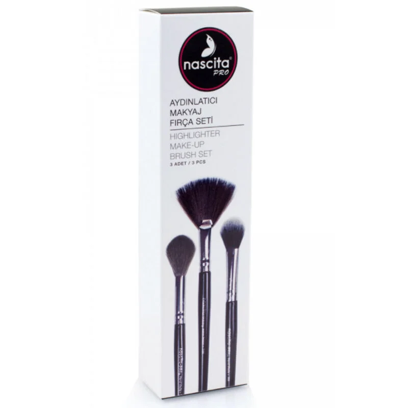 Nascita Pro Illuminating Makeup Brush Set 3 pcs