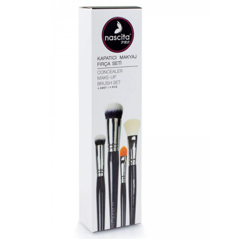 Nascita Pro Concealer Makeup Brush Set 4 pcs