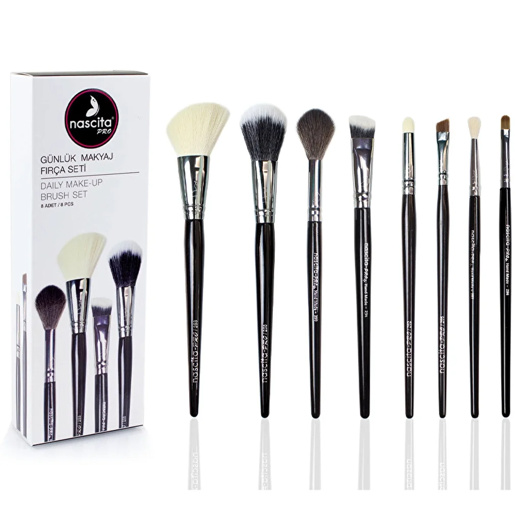 Nascita Pro Daily Makeup Brush Set Of 8 nasbrushset52