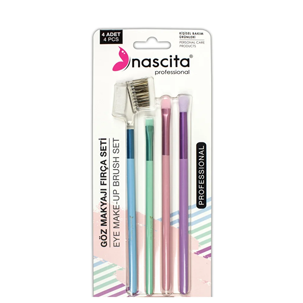 Набор кистей для макияжа глаз Nascita, 4 шт. - 73