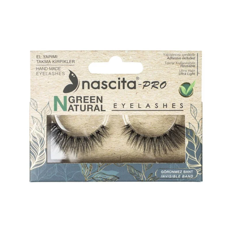 Nascita-pro Green Natural False Eyelashes - 112