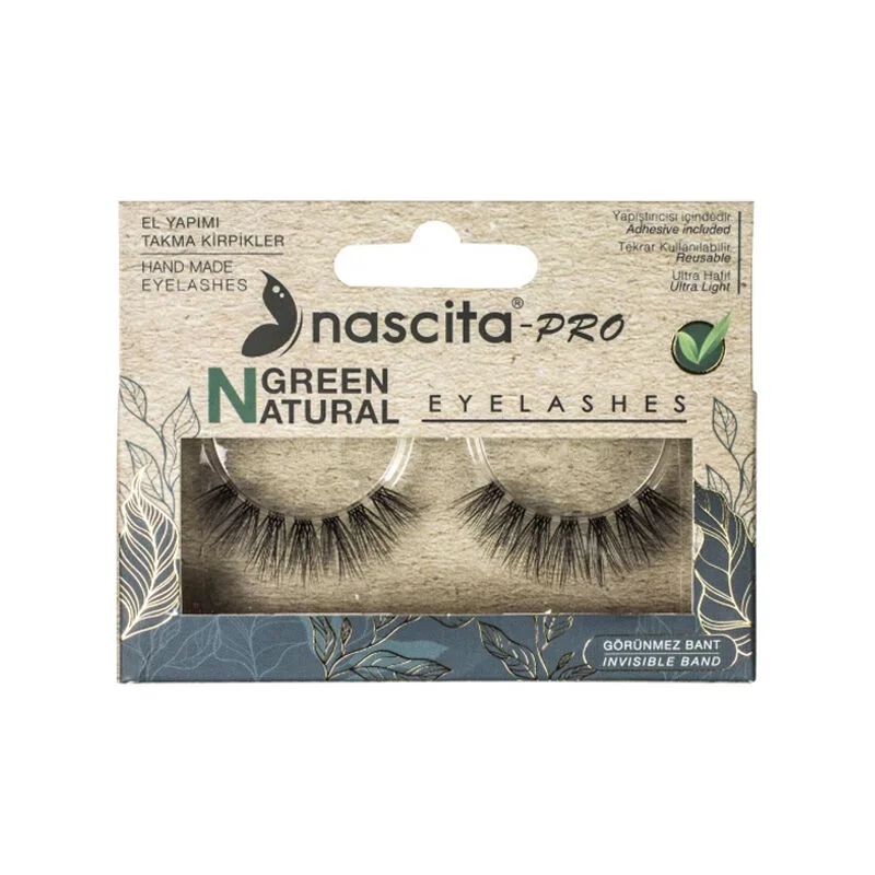 Nascita-pro Green Natural False Eyelashes - 113