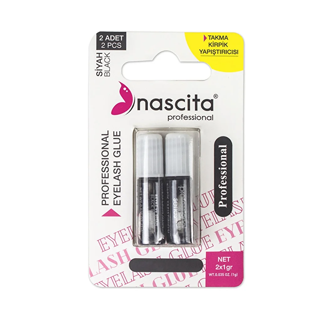 Nascita Professional False Eyelash Adhesive Black 2 x 1 gr
