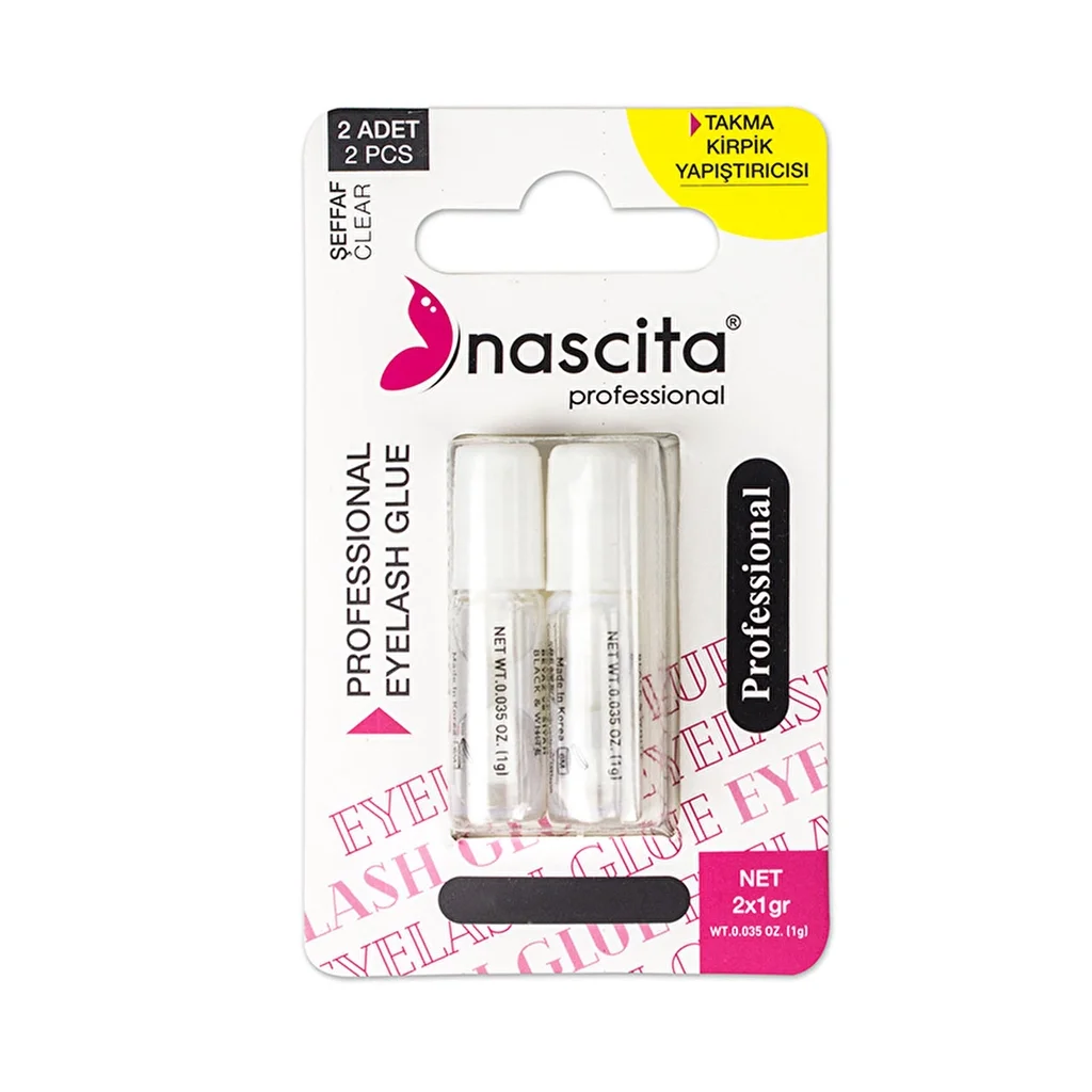 Nascita Professional False Eyelash Adhesive Transparent 2 x 1 gr