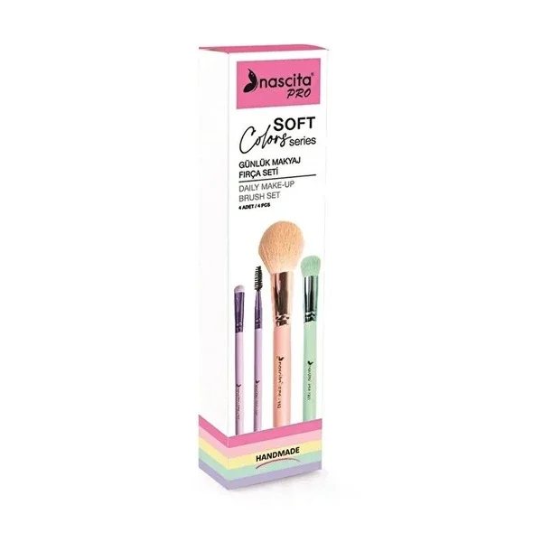 Nascita Soft Colors 4-Piece Daily Makeup Brush Set