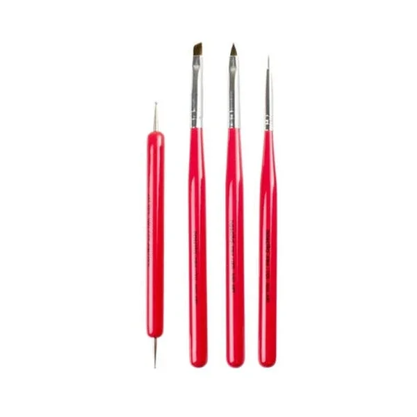 Nascita Nail Art 4 pcs Nail Decoration Brush Set