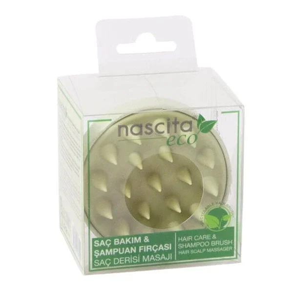 Nascita Hair Care And Shampoo Brush Green