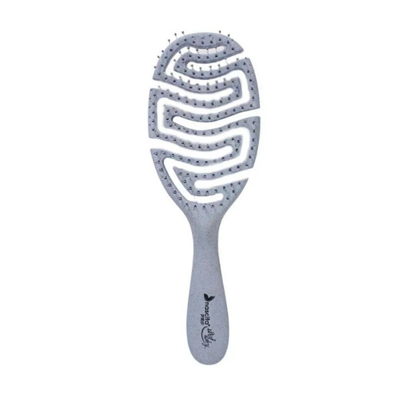 Nascita Pro 3 D Flexi Control Opening Combing Hair Brush Gray Color 30
