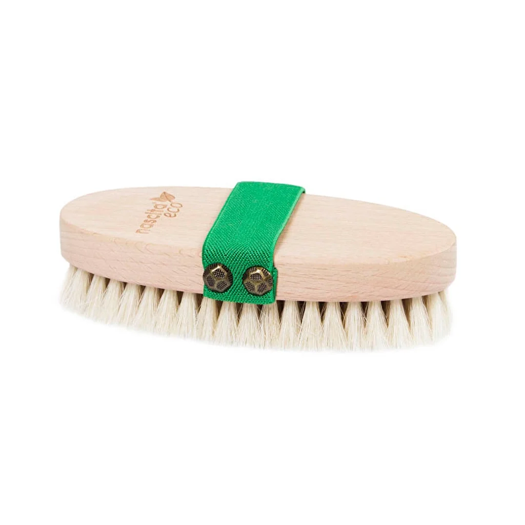 Nascita Horse Hair Brush Green - 12