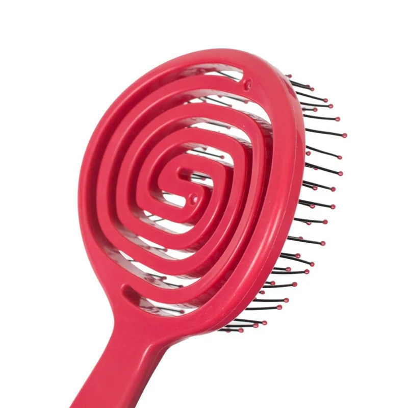 Nascita Pro Opening Comb Hair Brush Dark Pink