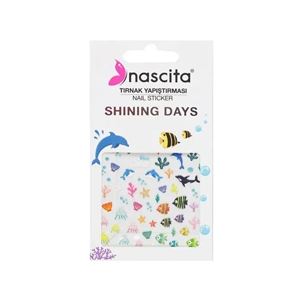 Nascita Nail Sticker Blue Sea 1 pcs