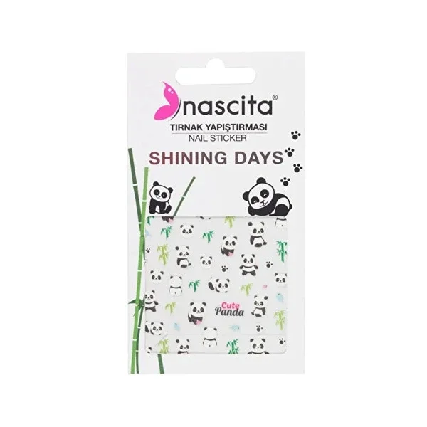 Nascita Nail Sticker Cute Panda 1 pcs