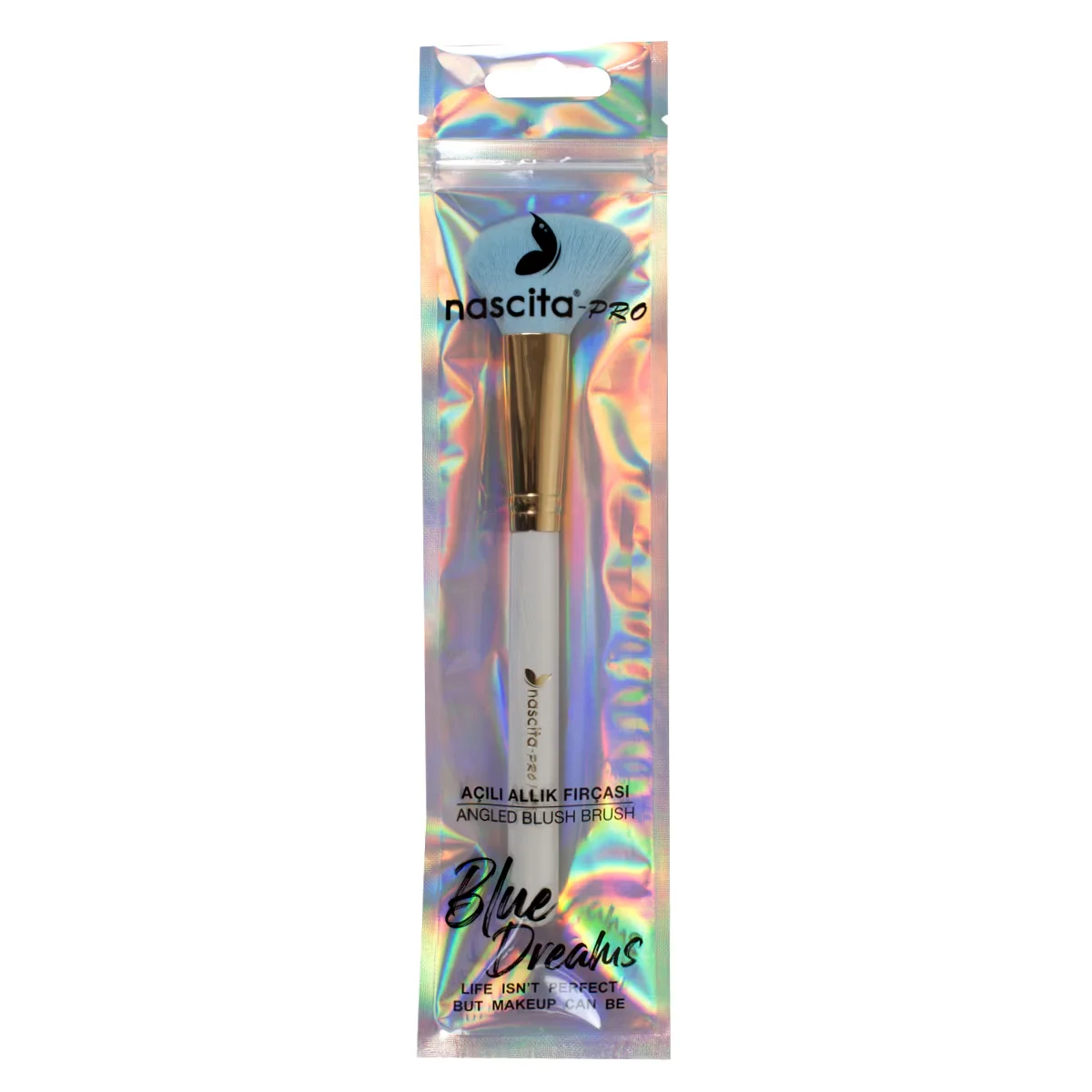 Кисть для румян Nascita Blue Dreams с углом