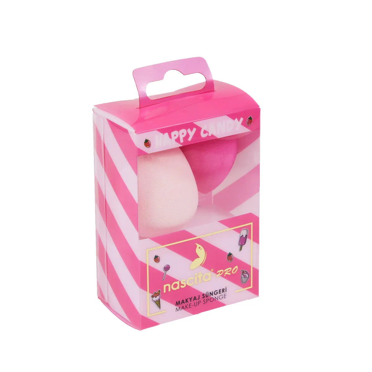Nascita Happy Candy Make-up Schwamm Set - 2 geruchlose Blender