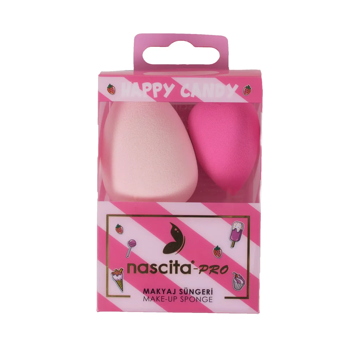 Nascita Happy Candy Make-up Schwamm Set - 2 geruchlose Blender