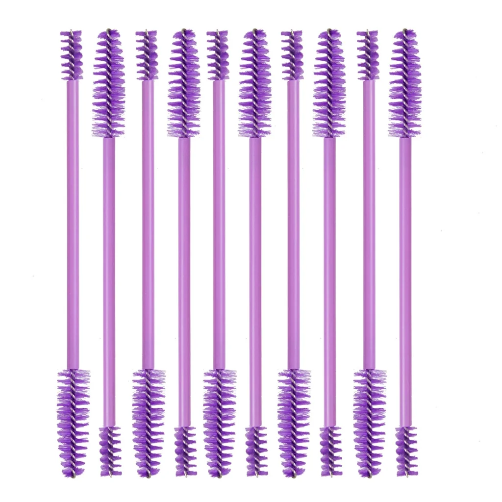 Nascita 10-pcs Purple Eyebrow And Mascara Brush Set