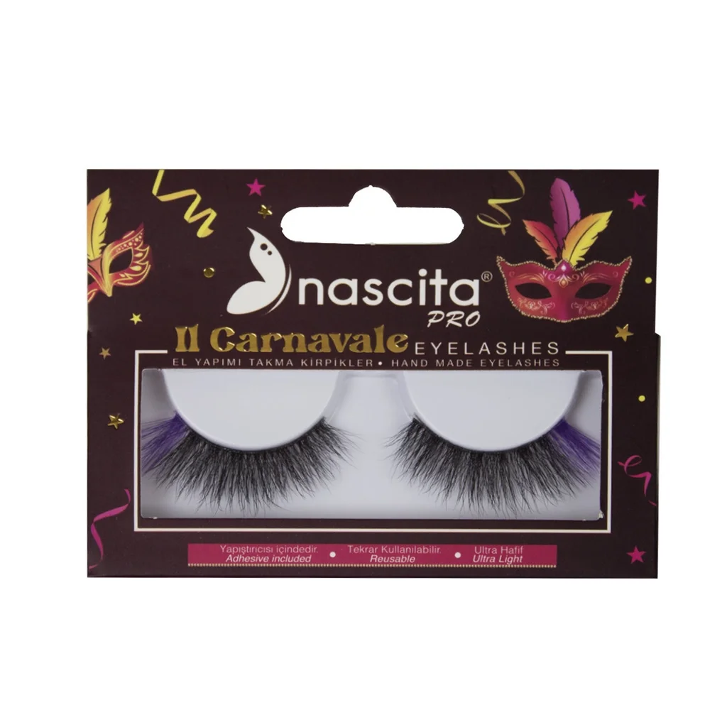 Nascita Carnavale Colorful False Eyelashes 127