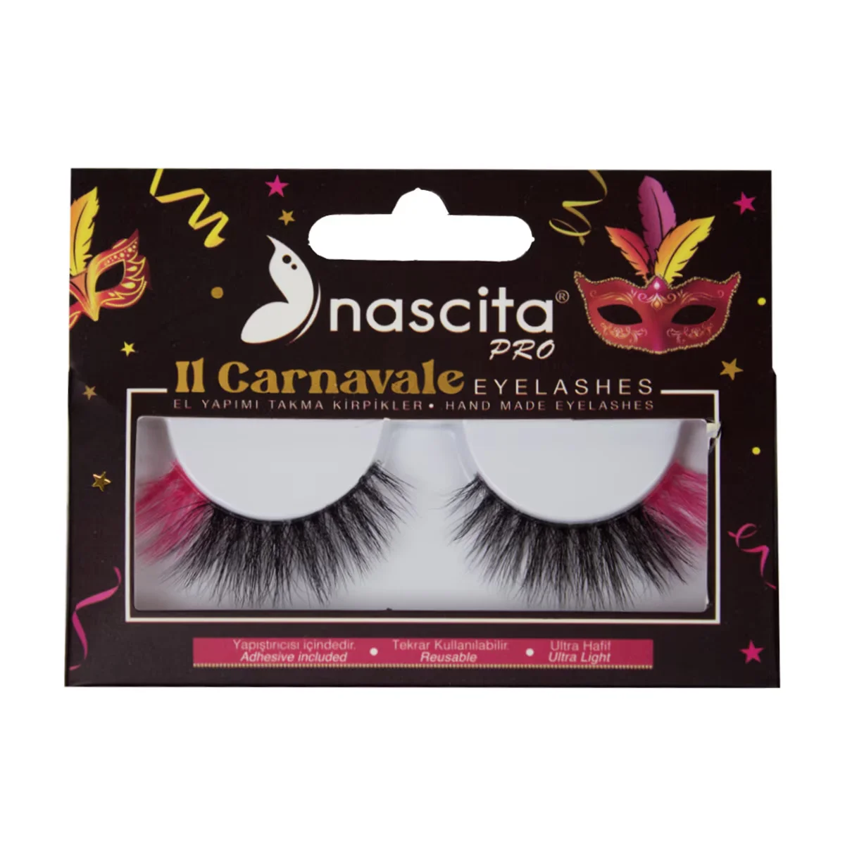 Nascita Carnavale 128 Bunte Wimpern