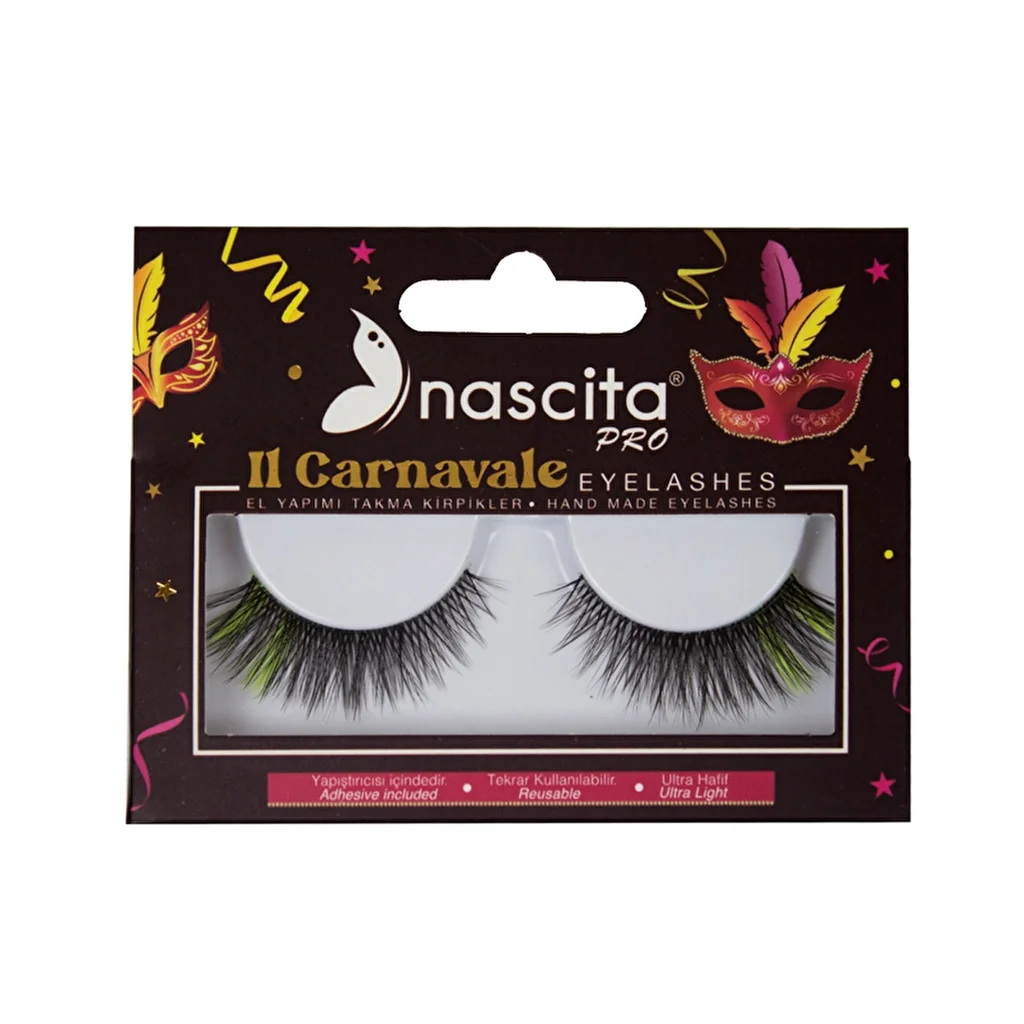 Nascita Carnavale Series False Eyelashes Yellow