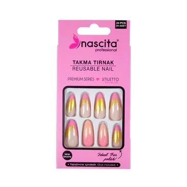 Nascita False Nails Pink 24 pcs