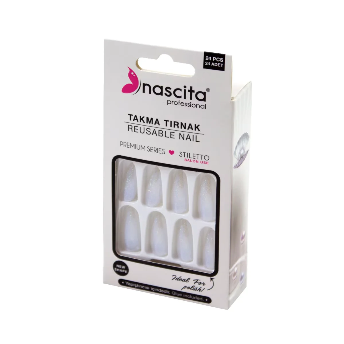 Nascita False Nails Pearl 24 pcs