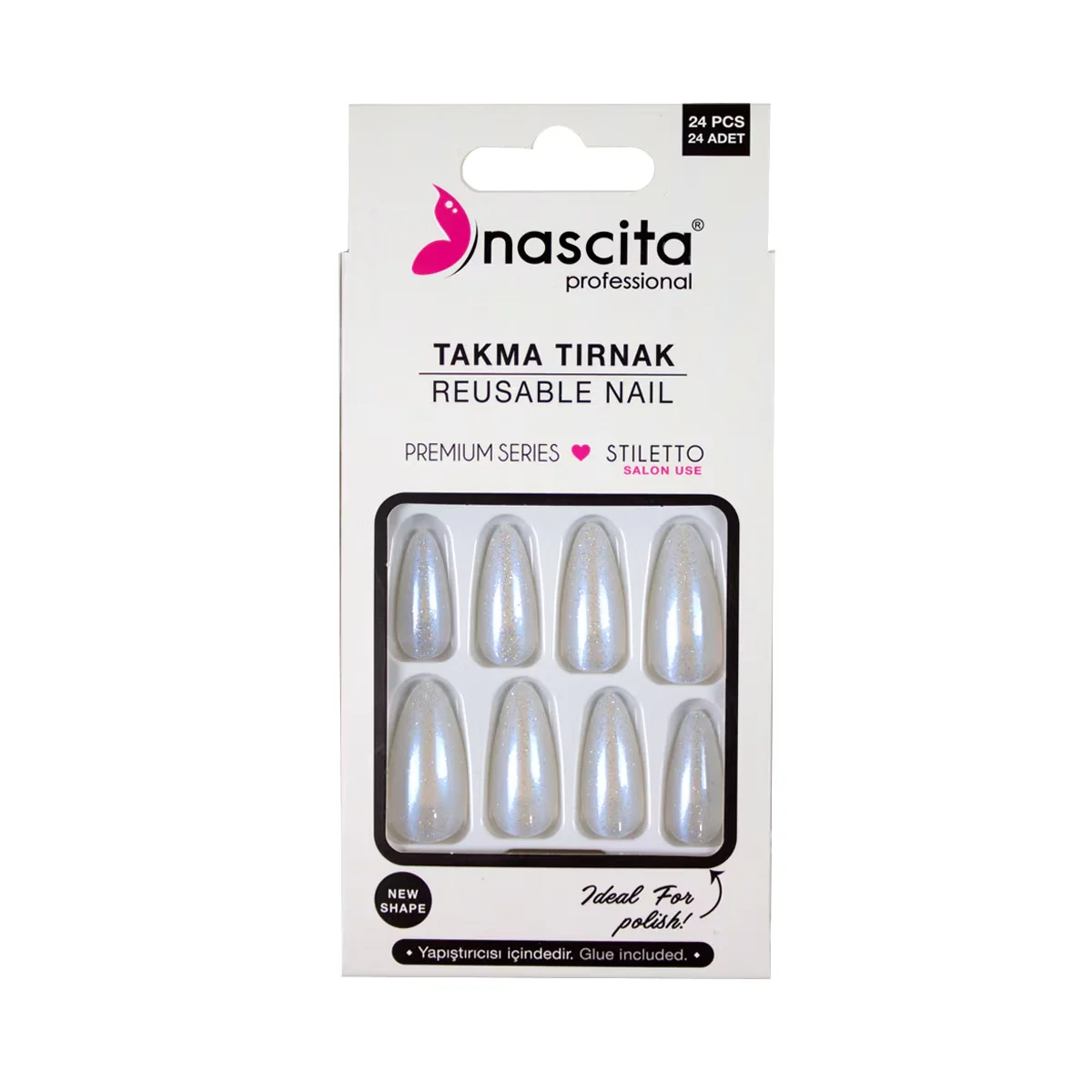 Накладные ногти Nascita Pearl 24 шт.