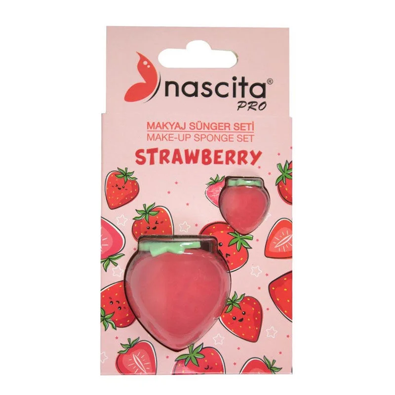 Губка для макияжа Nascita клубника - 107