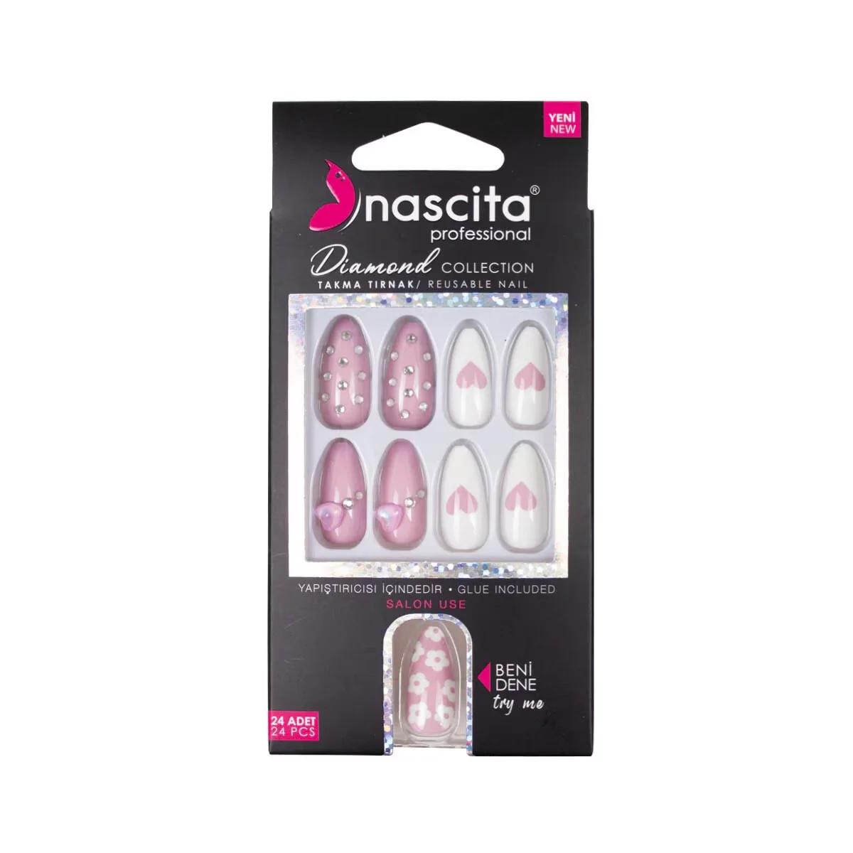 Nascita Stone False Nails S256