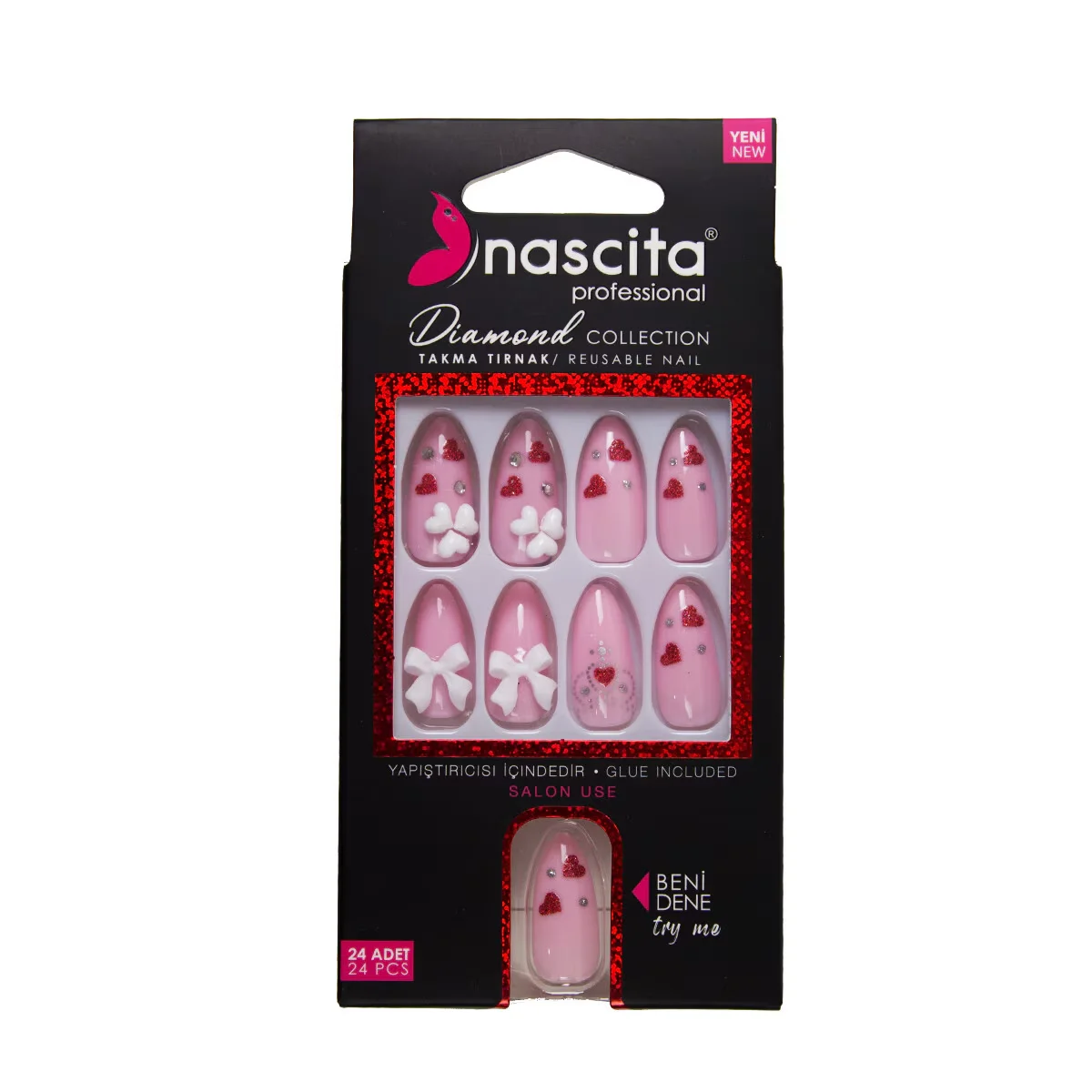 Nascita False Nails Diamond S262
