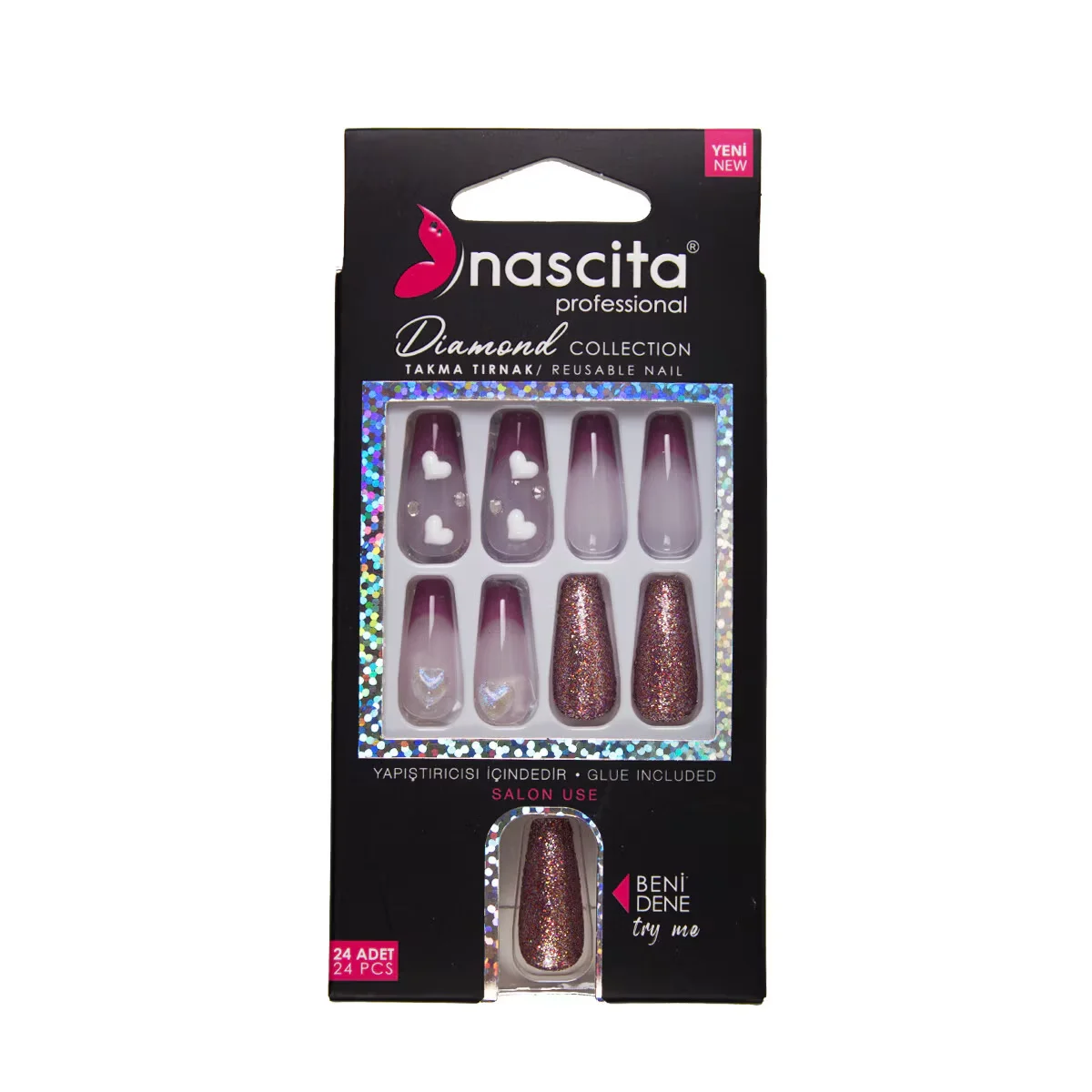 Nascita False Nails Diamond S268