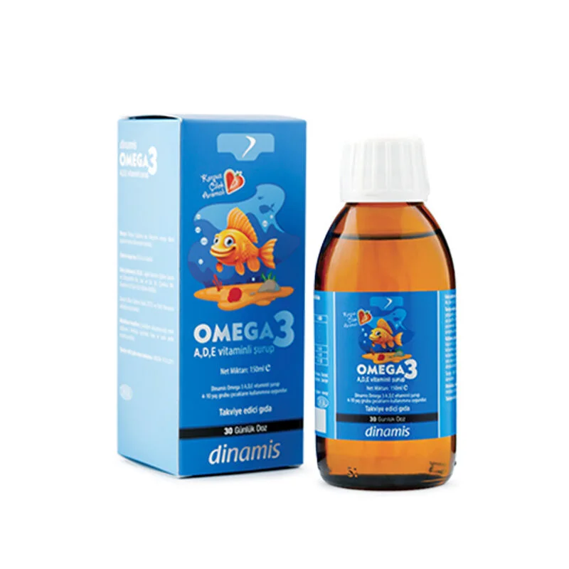 Dinamis Omega 3 syrup With Vitamins A-d-e 150 ml