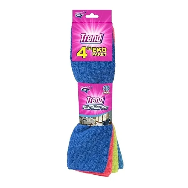 Parex Trend Cleaning Cloth Microfiber 4-Pack