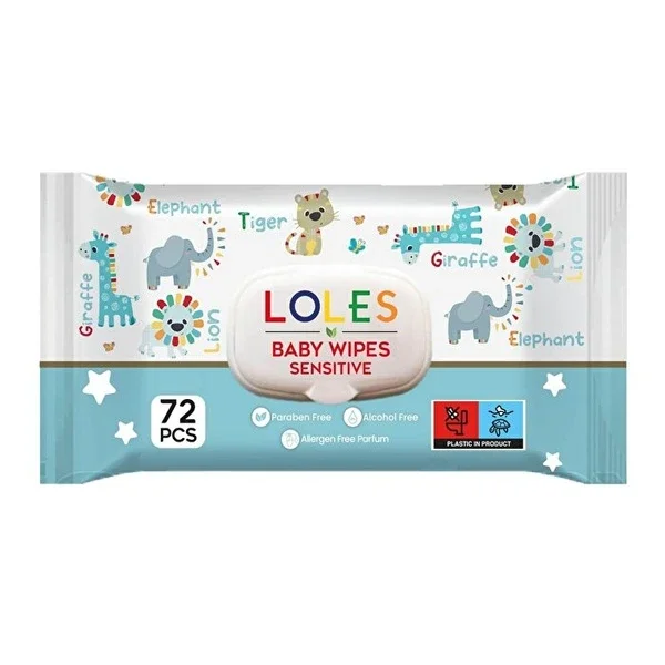 Lole's Baby Sensitive Wet Wipes 72 pcs 72 pcs