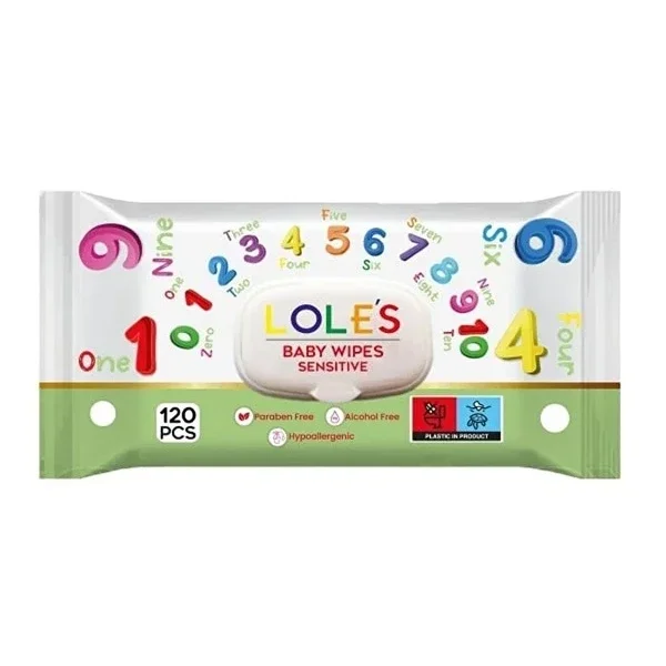 Lole's Baby Sensitive Wet Wipes 120 pcs 120 pcs
