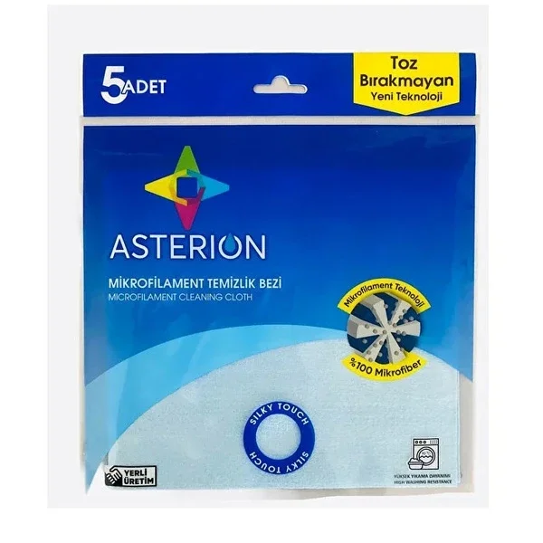 Asterion Microfilament Cleaning Cloth - Highly Absorbent & Durable