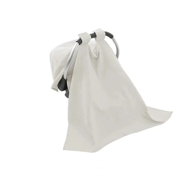 Babyjem Ecru Muslin Baby Carrier Cover & Swaddle 100% Cotton