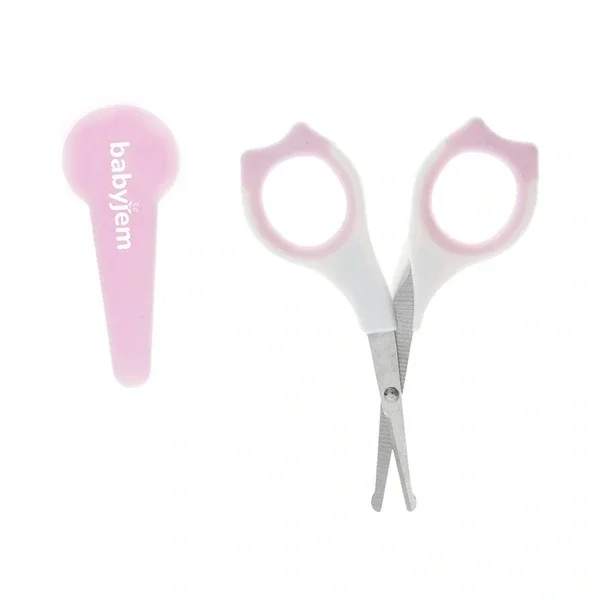 Babyjem Pink Baby Nail Clippers - Safe Stainless Steel Design